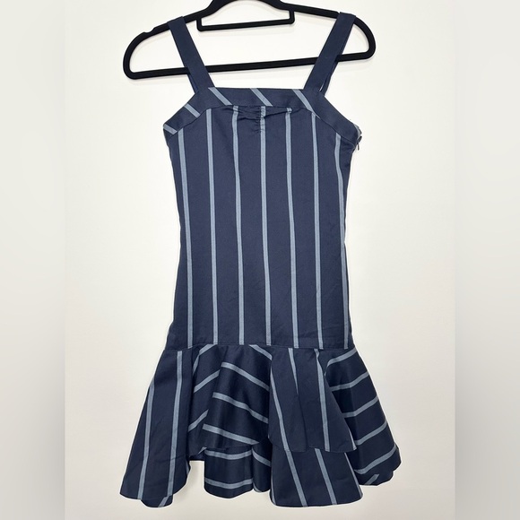 Ralph Lauren Girls Stripe Navy Dress 12 - Picture 1 of 3